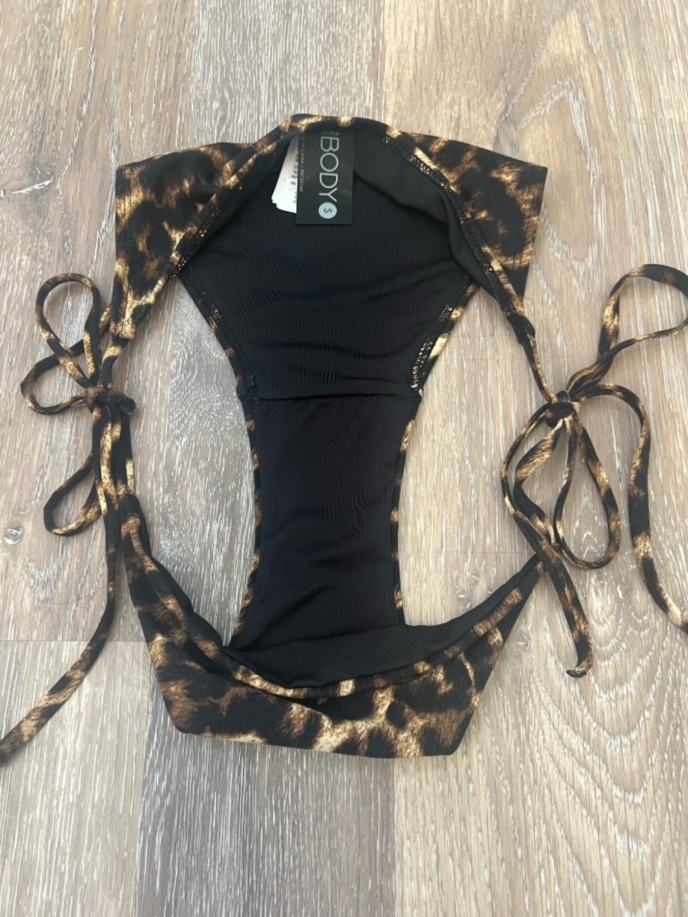 Cotton On Body Leopard Side-Tie Bikini Bottom - Picture 3 of 6